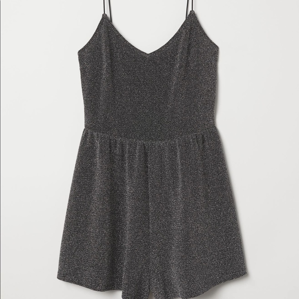 Silver romper